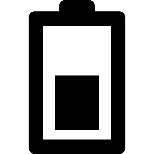 Half battery sign